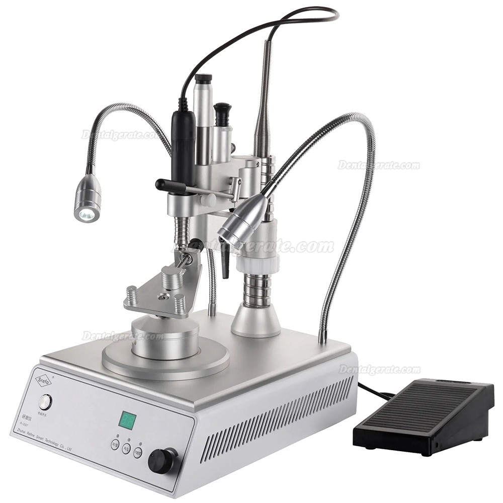 Srefo Srefo R-2007 Dentallabor Pr&auml;zisions Fr&auml;sger&auml;te und Parallelometer mit 50K Handst&uuml;ck